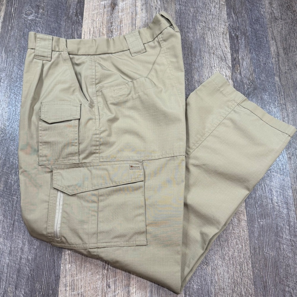 Blackhawk Warrior Wear Mens 38x32 Tactical Cargo Pants Khaki Ripstop Utility